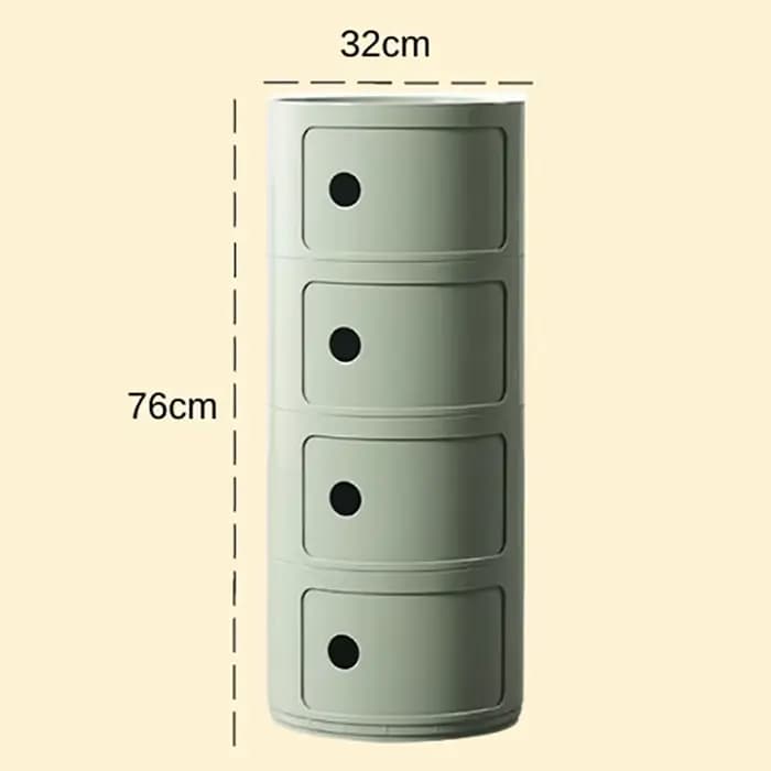 Table de chevet avec tiroirs