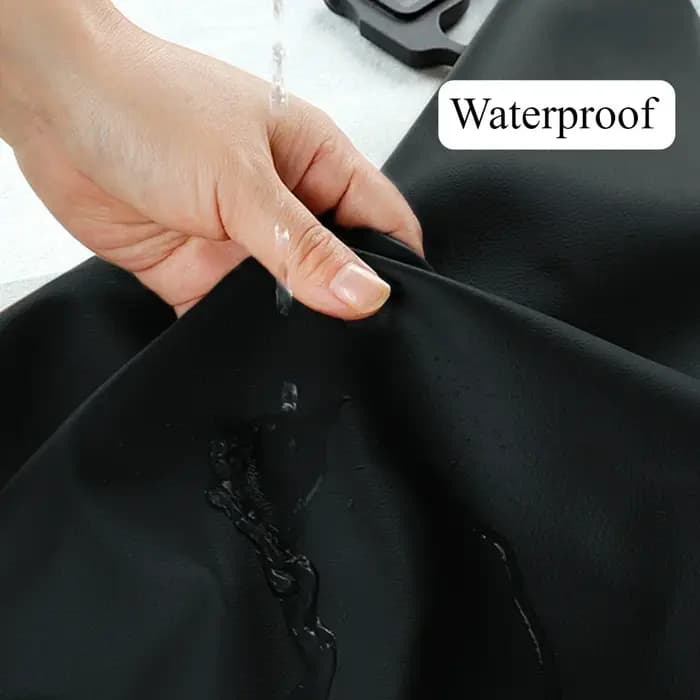 Ensemble de housses d'accoudoir extensibles en cuir PU