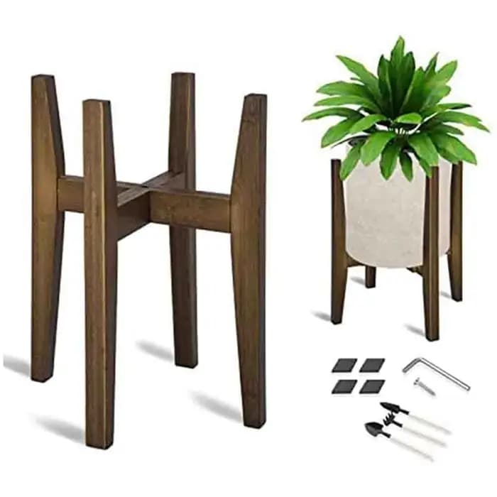 A04I support pour plantes réglable moderne plantes d'intérieur supports coin porte-fleurs pour intér