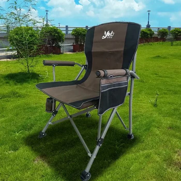 Relax chaises de Camping portables noir adultes voyage chaises de Camping pêche Nature Silla plissab