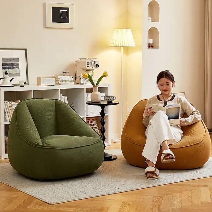 Fauteuil Poire Individuel Sans Cadre pour Salon