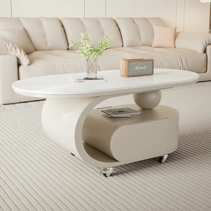 Table basse classique moderne beauté avec tiroirs