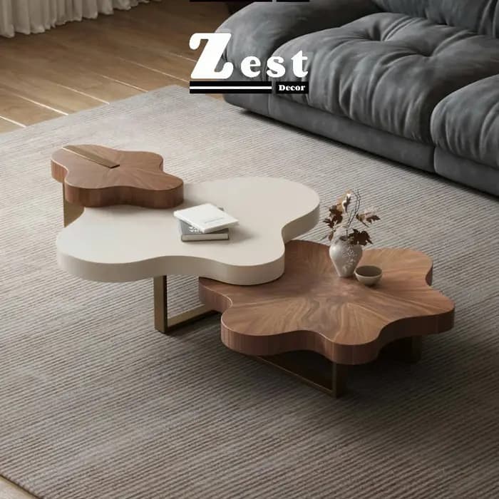 Table Basse de luxe américaine Design Unique beauté Table Basse à la mode Kawaii Glam Table Basse Po