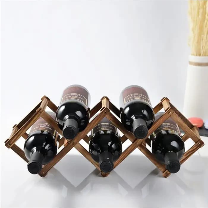Porte-bouteilles en bois pour 3/10 bouteilles