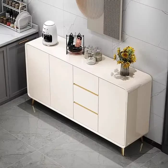 Organiseur de fichiers blanc Glamour, armoire blanche, armoires de salon, commode pour chambre à coucher, commode esthétique, commode Kast