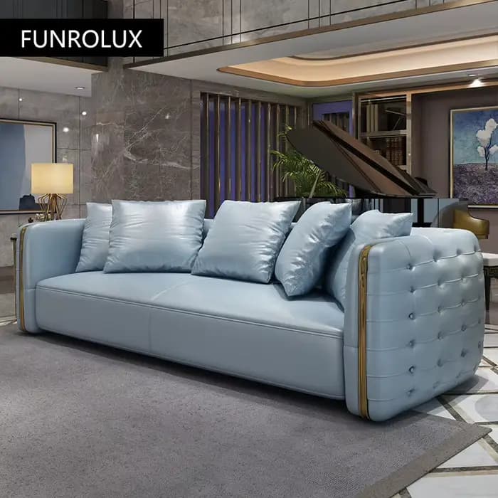 Moderne lumière luxe nouveau canapé classique salon