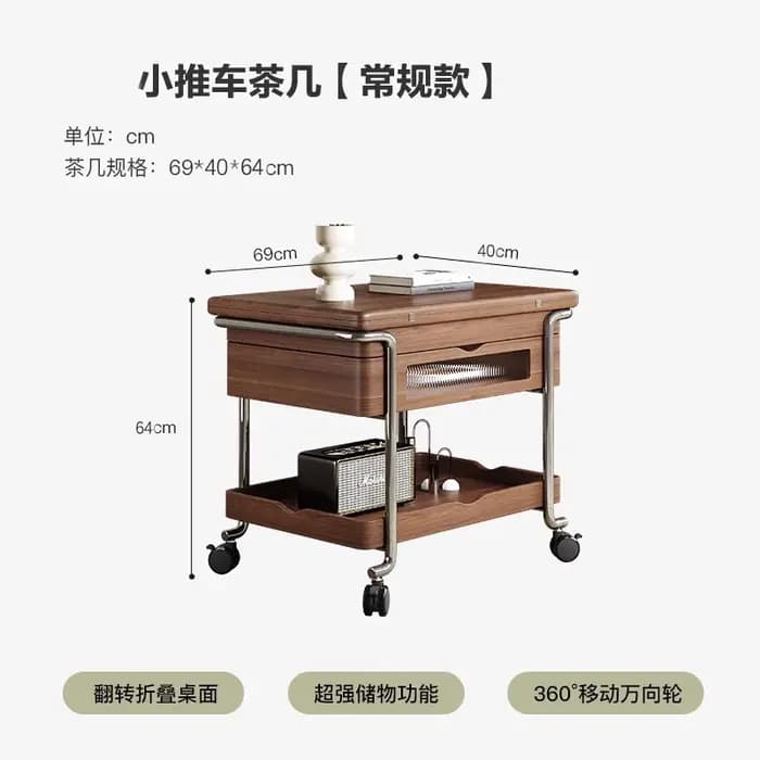 Tables basses multifonctions modernes sur roulettes rangement Tables basses classiques De haute qual