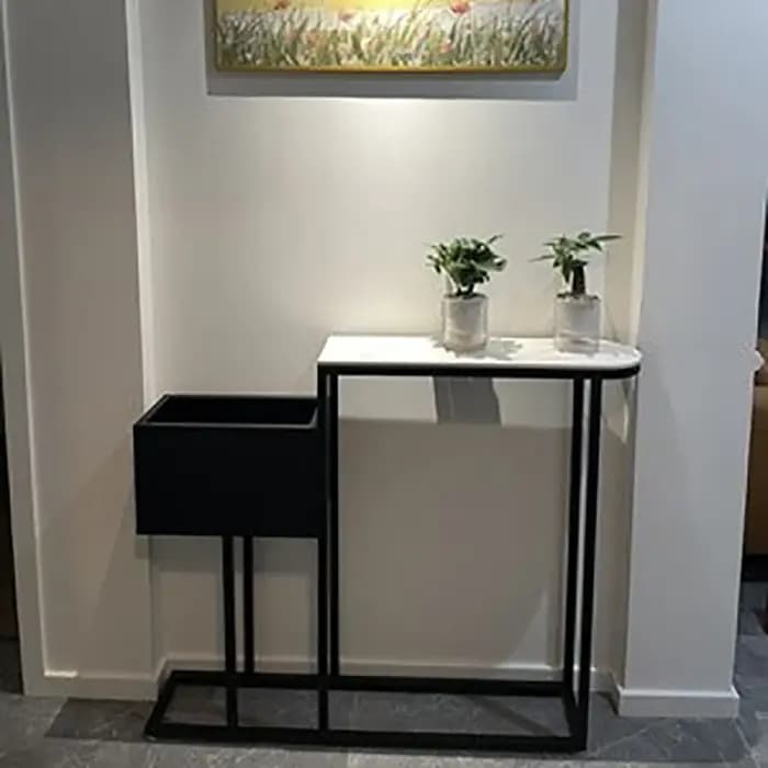 Tables consoles au design unique et glamour, style nordique simple, table d'angle moderne, magnifiqu