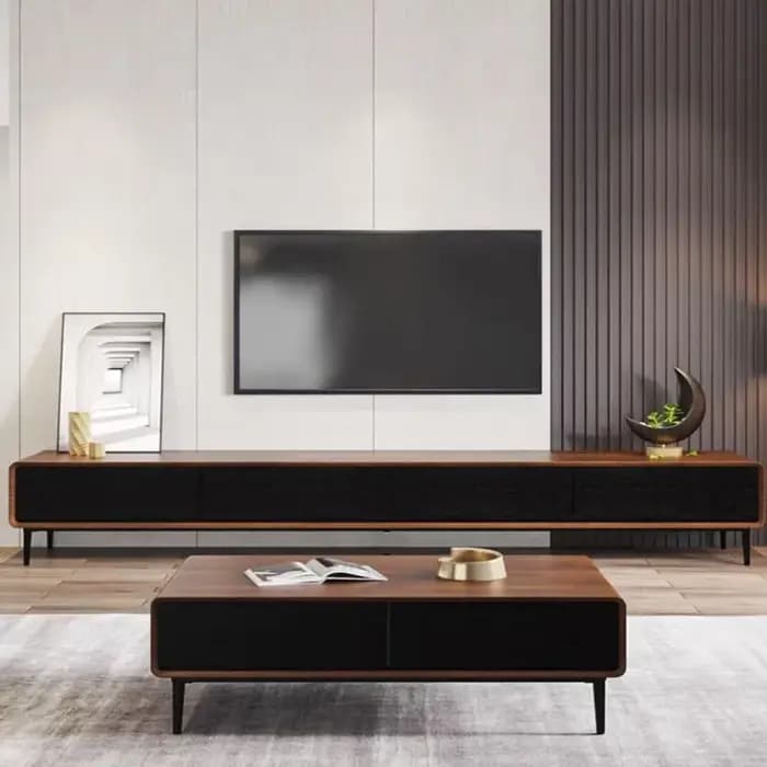 Meuble Tv peu encombrant de qualité supérieure avec tiroirs