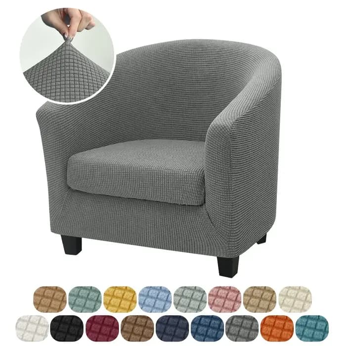 Housse de chaise de baignoire en Jacquard