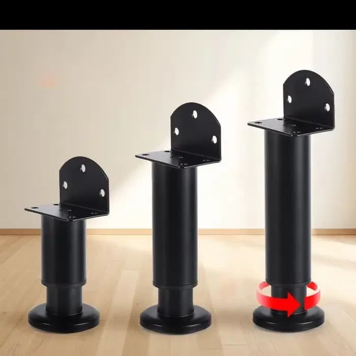 Pieds de meuble en métal réglables pour armoire