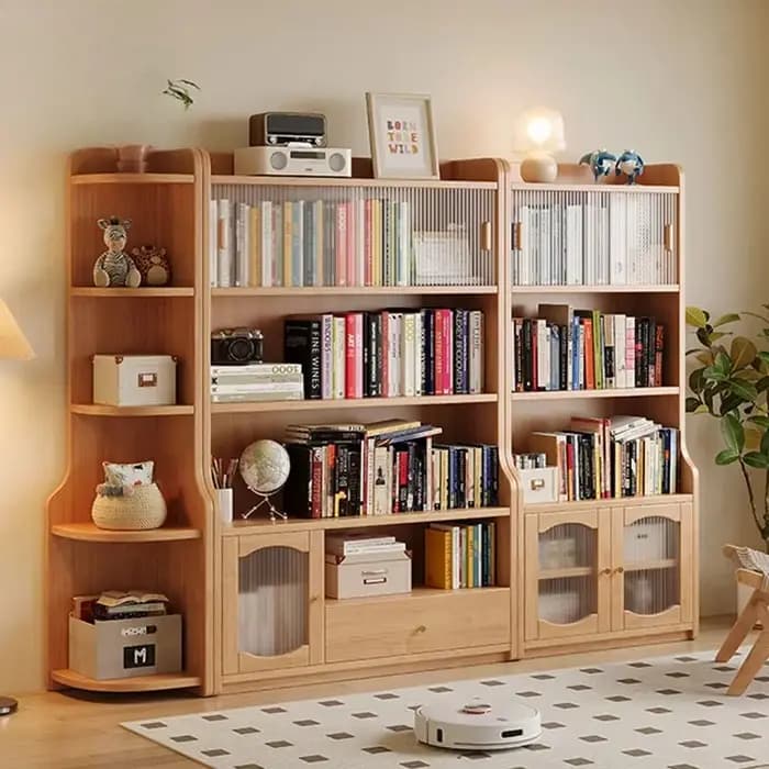 B2B – bibliothèque multifonctionnelle durable en bois massif