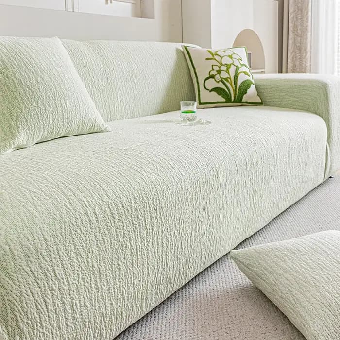 Housse de canapé tout-en-un à texture hautement élastique