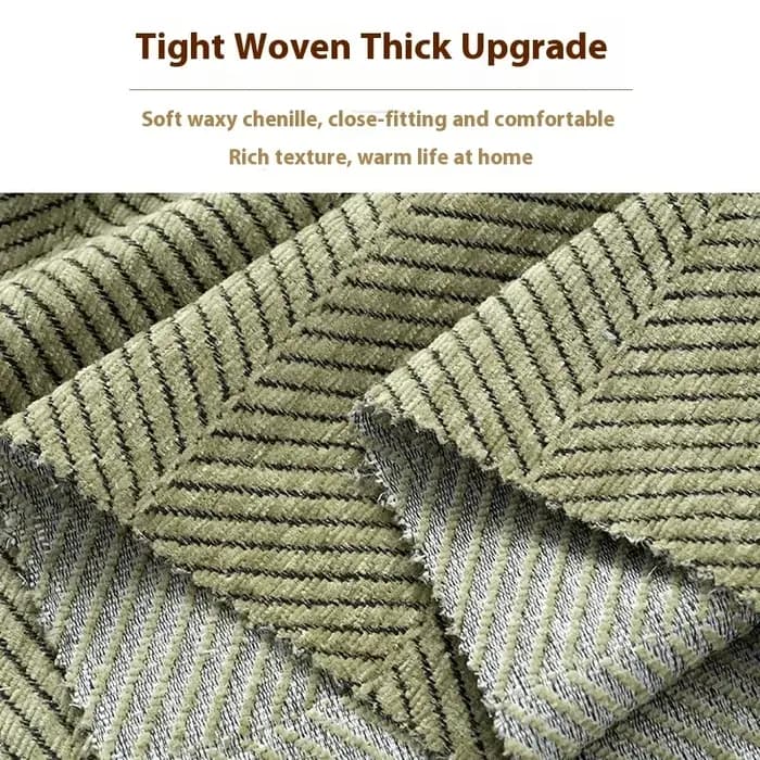 Tissu Textile Chenille solide pour meubles de canapé