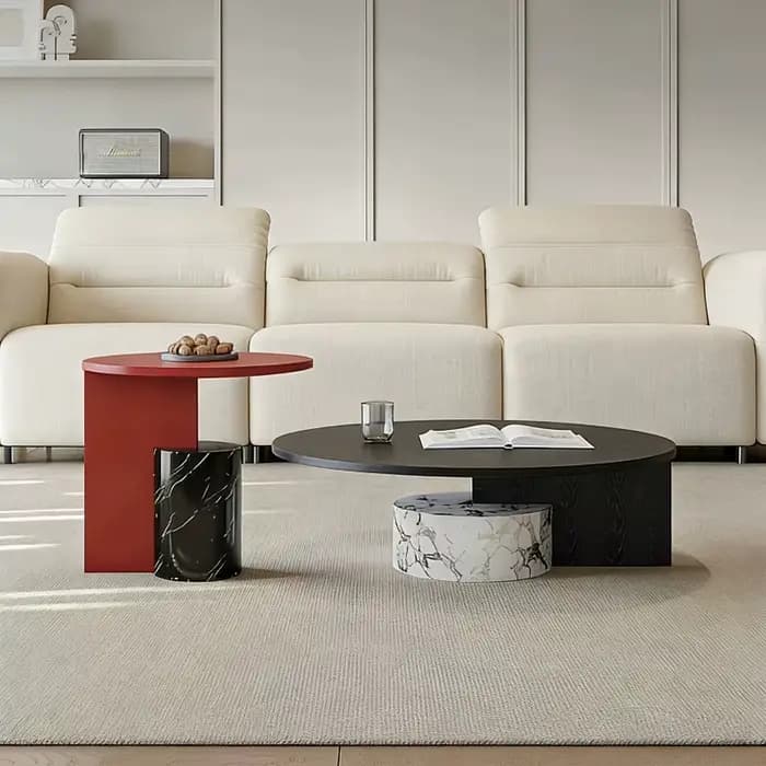 Table basse d'angle vintage