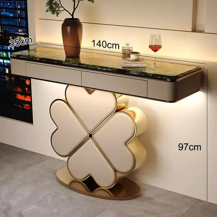 Tables consoles de luxe léger