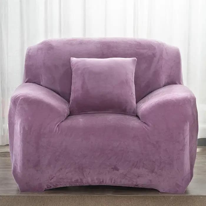 Housse de canapé en tissu peluche épais