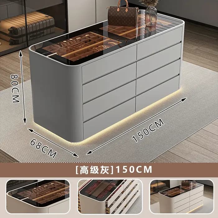 Artisanat Cube Salon armoires organisateur debout moderne luxe armoire