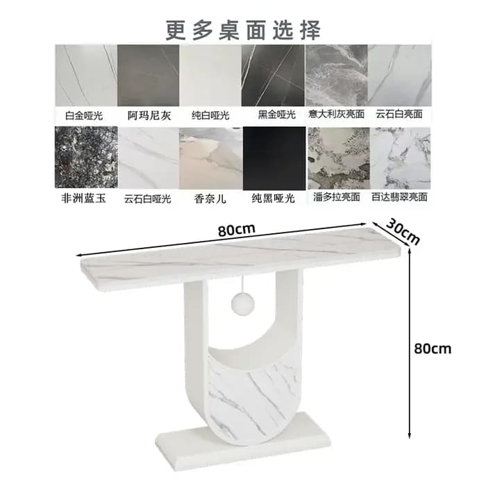 Table de Console moderne italienne Premium beauté mignon Glam
