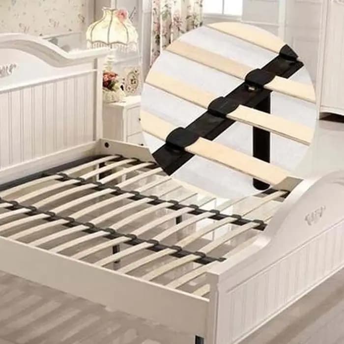 Lot de 10 embouts de rechange carrés en plastique noir pour canapé-lit, support intérieur en caoutch