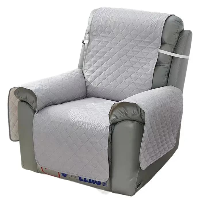 Housse de canapé inclinable unie 1 pièce
