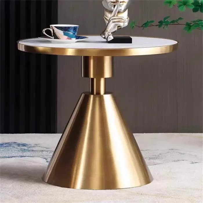 Tables basses rondes authentiques Design blanc moderne petites
