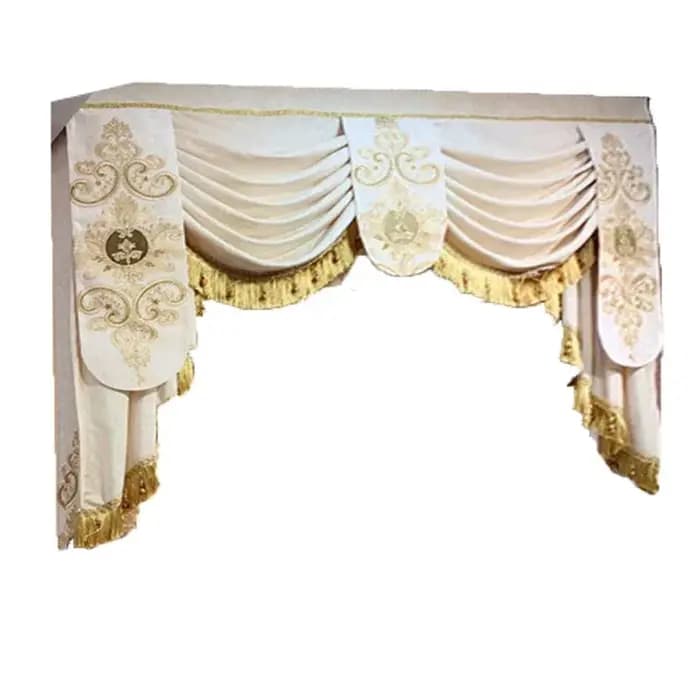 Rideaux de luxe en Chenille brodée