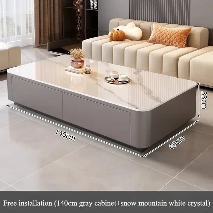 Nordique moderne pas cher mignon Table basse clair Simple concepteur écriture Mesas meubles de salon décoration de luxe