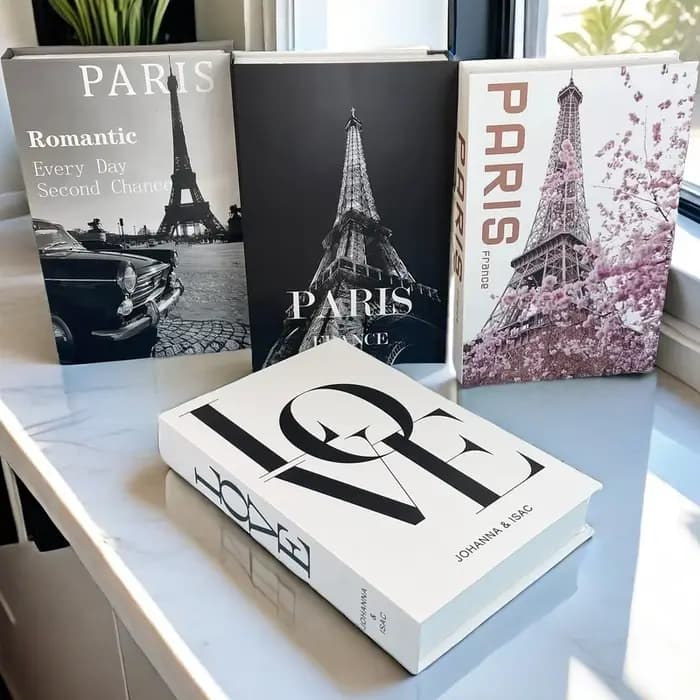 Boîte de rangement de faux livres de luxe ouvrable