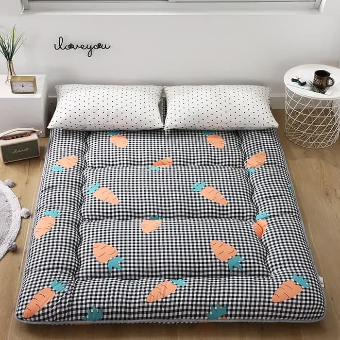 Matelas tatami épais pour salon, tapis de sol, coussin moelleux pliable, matelas de couchage pour la