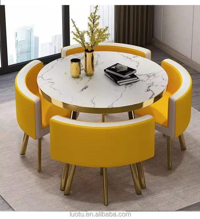 Ensemble table et chaises de négociation