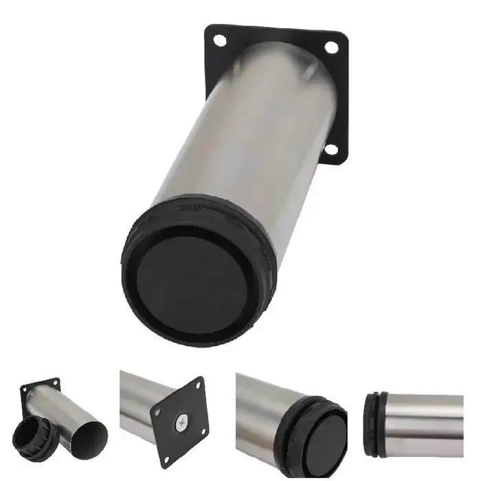 Pieds de canapé en acier inoxydable, 4 pièces, accessoires de remplacement de meubles, rentables dan