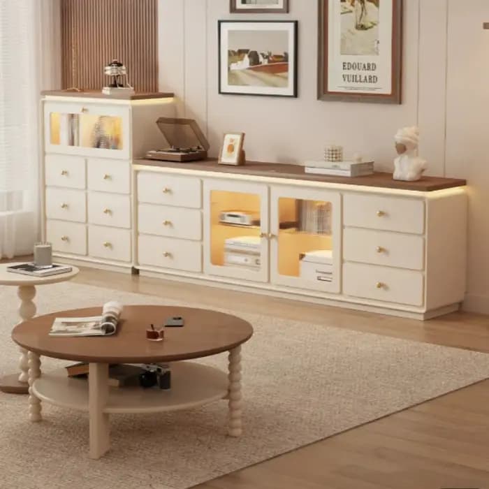 Meuble TV en Bois Massif