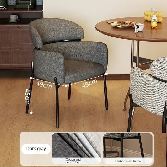 Chaise de salle à manger minimaliste italienne