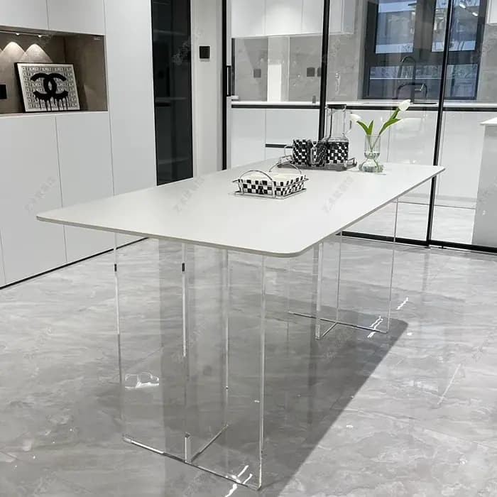 Design minimaliste gain de place Table à manger esthétique moderne créatif Tables à manger Muebles P