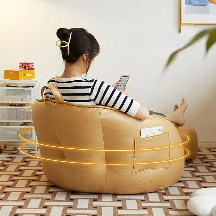 Canapé paresseux avec pédales pour chambre à coucher