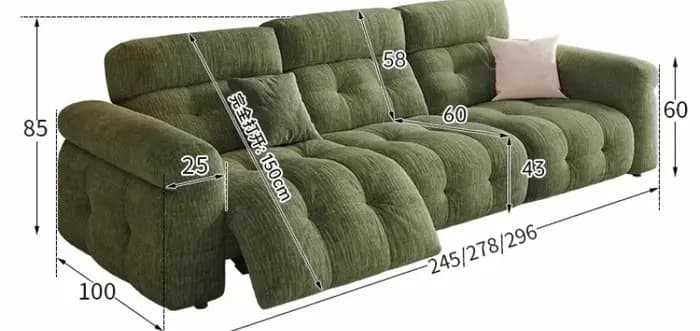 Canapé italien confortable pour adultes, design au sol, salon, Articulos romantiques Para El Hogar,