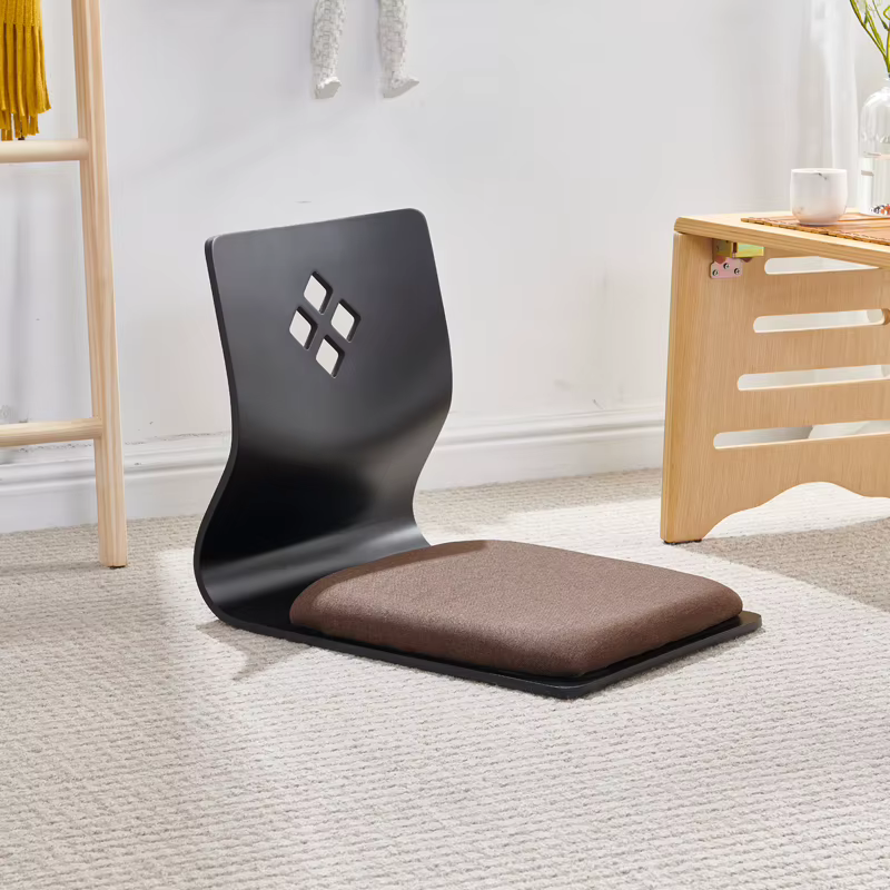 (2 pièces/lot) chaise japonaise Design maison salon meubles Kotatsu Table chaise Tatami Zaisu sans j
