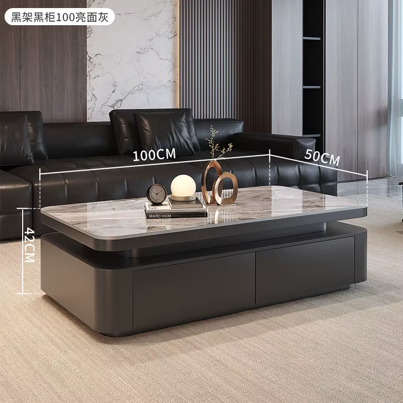 Tables basses design pour salon, style italien, avec rangement, pour appartement, gain de place, fin