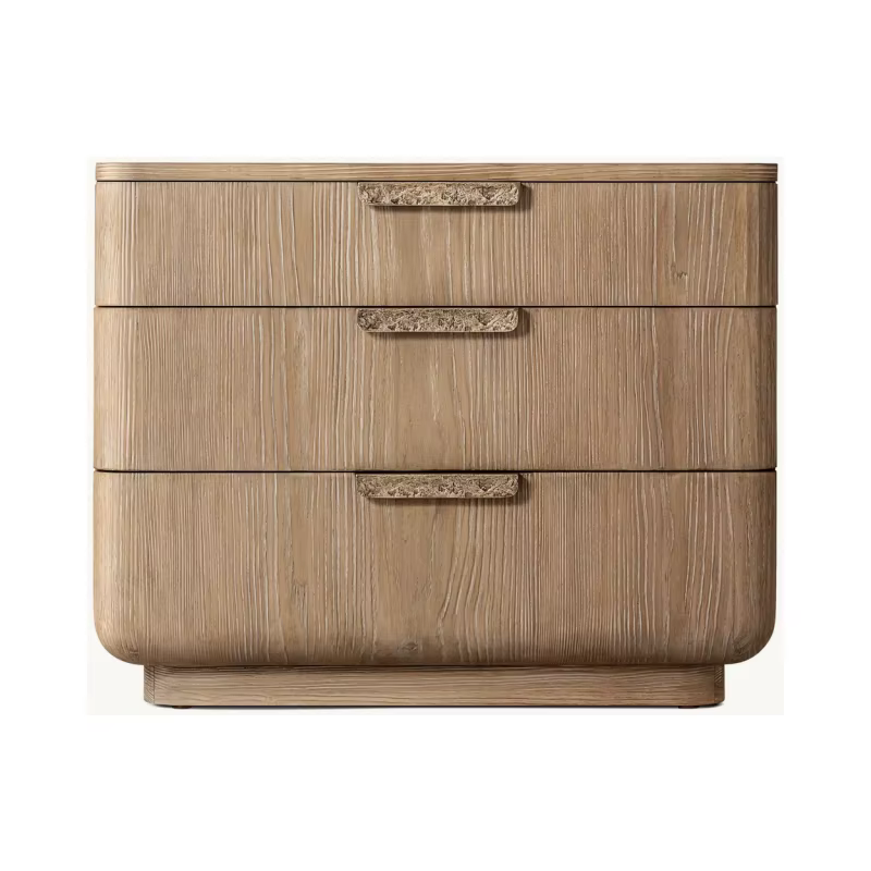 Table de chevet moderne en bois massif de chêne, nouveau Design, meubles de chambre à coucher fermés