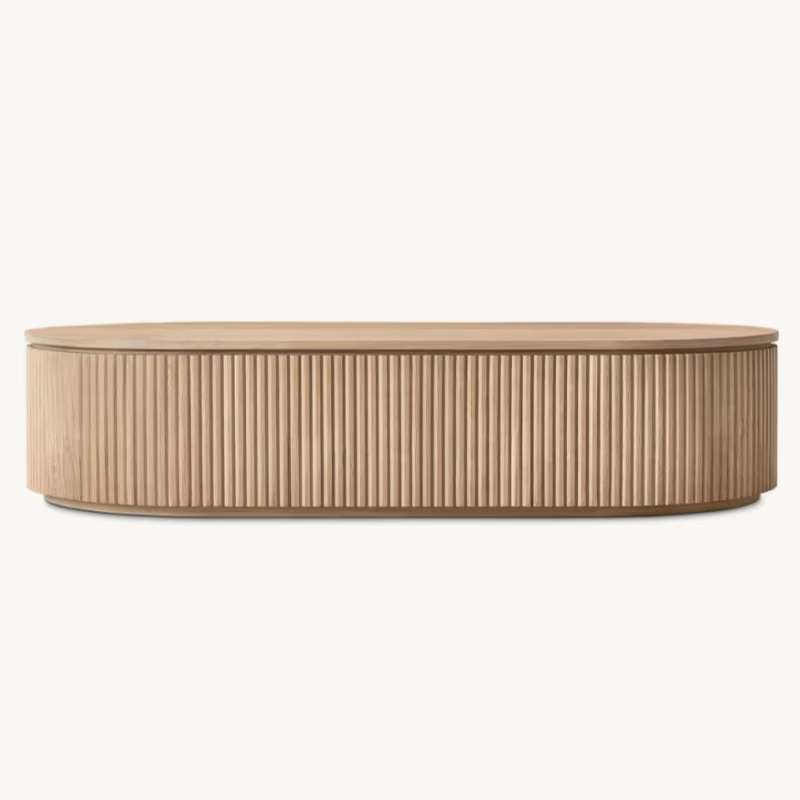 Meubles de salon américains simples en bois massif, Table basse, hôtel, Villa, Club, taille personna