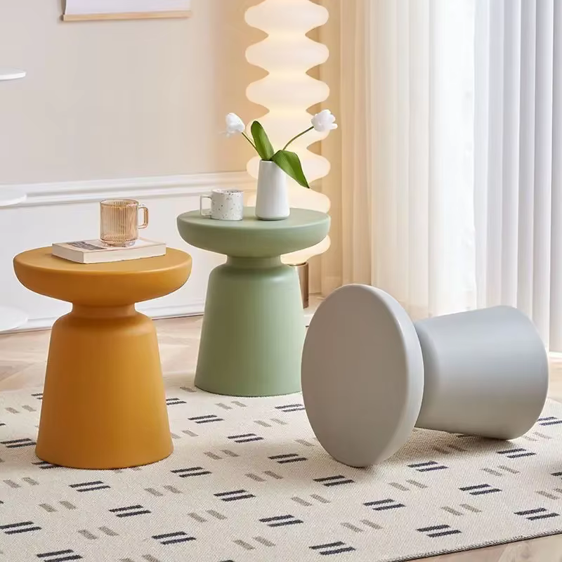 Table d'appoint de canapé nordique simple, salon, balcon, café, maison, petit appartement, design de
