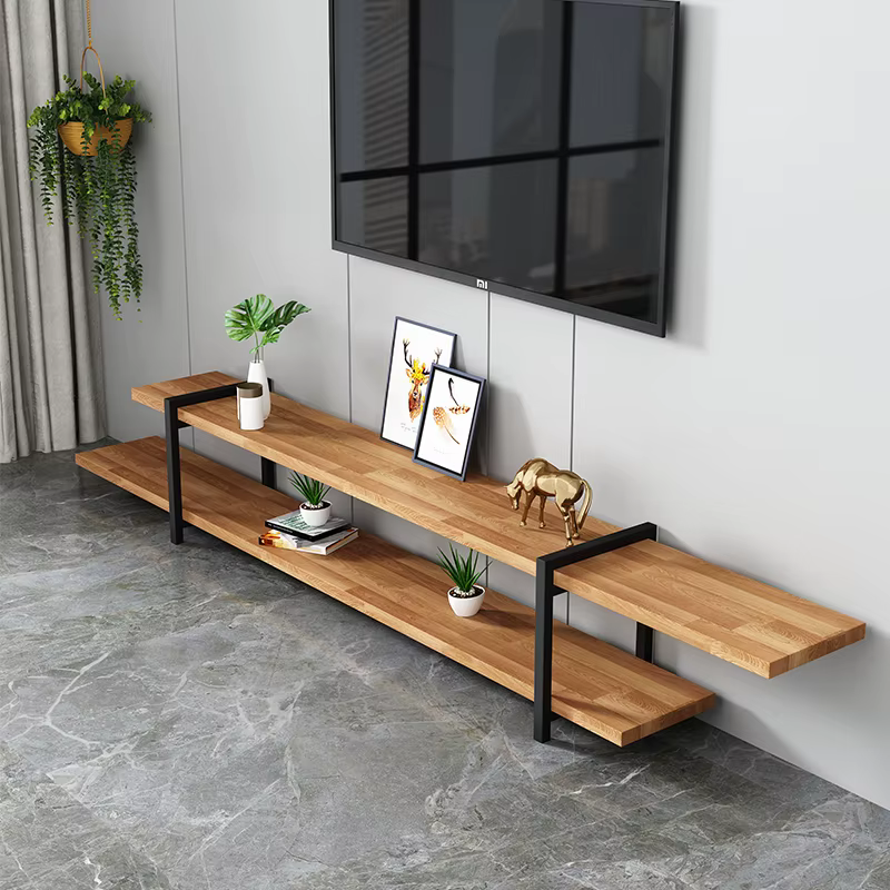 Meuble Tv rétractable en bois Vintage réglable milieu du siècle meuble Tv moderne Design chambre Mue