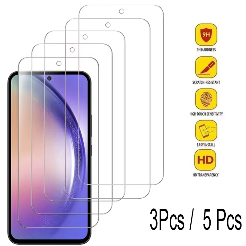 S25 S26 S24 Ultra S21 S22 S23 verre trempe pour Samsung Galaxy A55 A56 A36 A14 A54 A52 A34 A35 A15 v