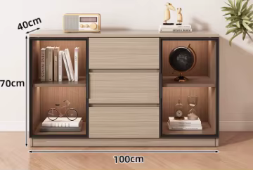 Meuble Tv rétro Glamour français élégant minimaliste poignées en métal meuble Tv beauté moderne Szaf