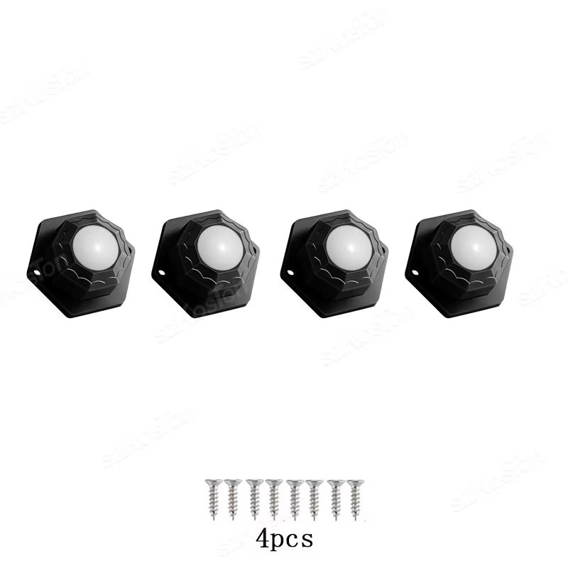 4 pièces/lot roues de meubles 200KG roues robustes universelles 360 °   Rotation forte auto-adhésif 