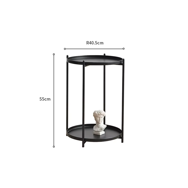 Petite Table ronde en fer tendance, minimaliste, chevet, canapé, Table basse d'appoint pour chambre 