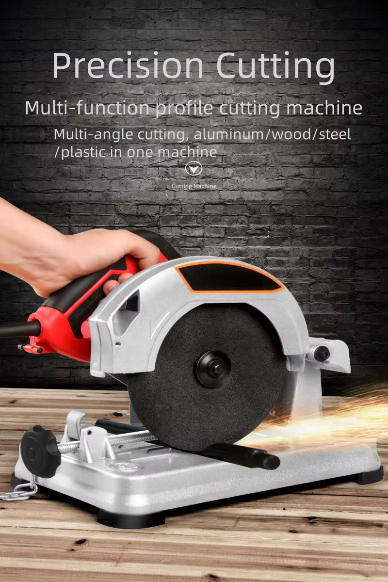 0-45 degrés coupe-Table Mini profil Machine de découpe bois acier métal 45 degrés mobile Mini scie é