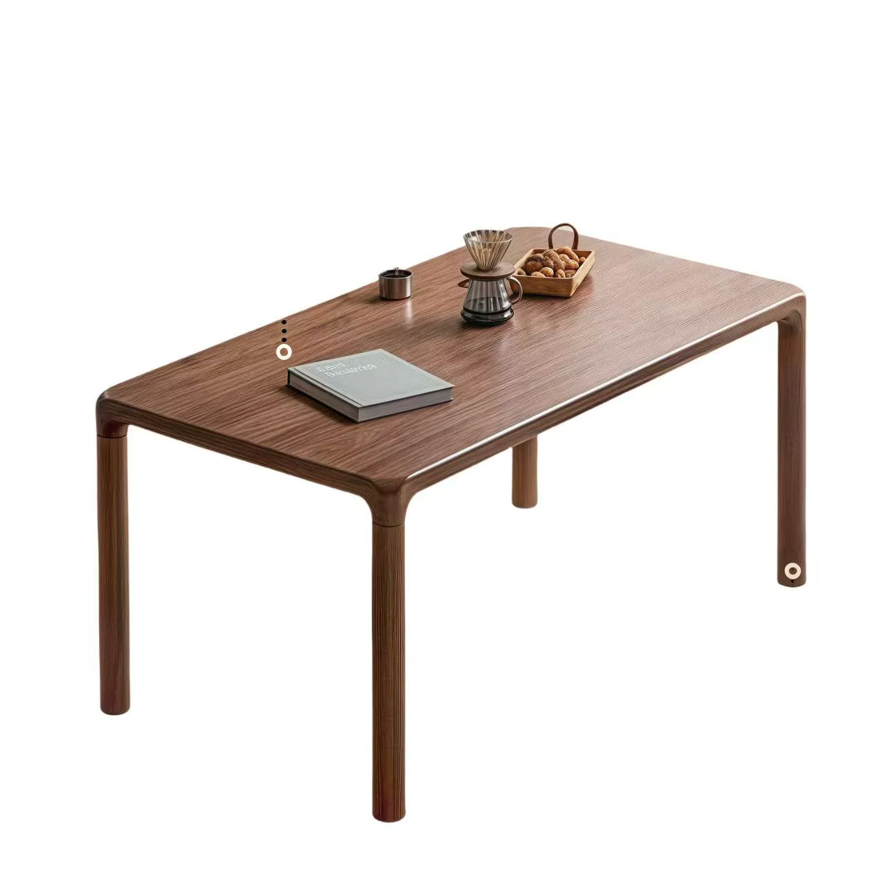 Meubles de maison Style nordique moderne Stable Restaurant Table à manger en bois massif