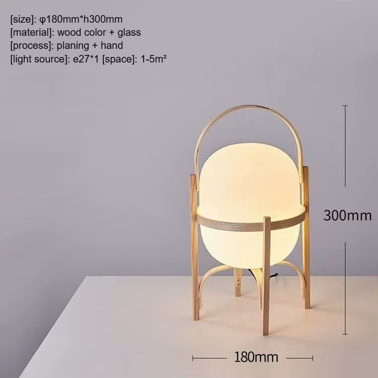 Moderne japon Design noyer bois LED lampadaire maison créative éclairage décoratif étude salon chamb